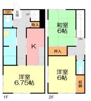 平太夫新田貸家の間取り画像