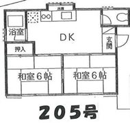 フジスカイハイツ小谷IIの間取り画像