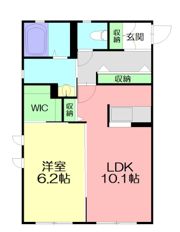 プラージュ 稲村ガ崎の間取り画像