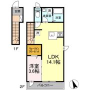 D-room赤松町の間取り画像
