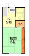 ハイツ仲西の間取り画像