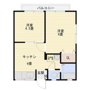 コーポユタカの間取り画像