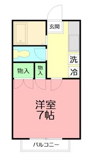 羽黒コーポの間取り画像