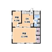 ブルーハイツの間取り画像