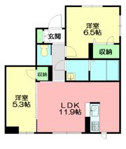 コリーヌ湘南の間取り画像
