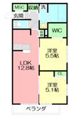 リヴェールメゾンAの間取り画像