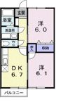 アーバンハイツKの間取り画像