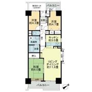 ライオンズマンションかしわ台の間取り画像