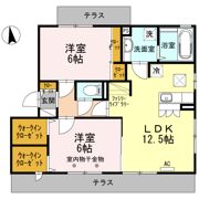ユニヴェールAの間取り画像