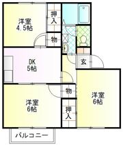フレグランスMの間取り画像