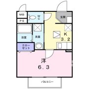 ソレイユ厚木の間取り画像