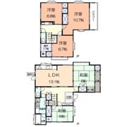 末広町戸建て貸家の間取り画像