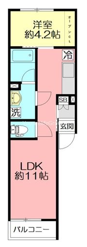 グリシーヌsanaeの間取り画像