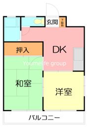 第2さわらびハイツの間取り画像