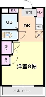 サウスバレイハイツの間取り画像