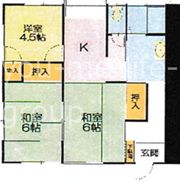 南足柄市岩原平屋の間取り画像