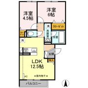 コートミカエルBの間取り画像