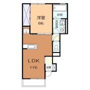 ソレイユSの間取り画像