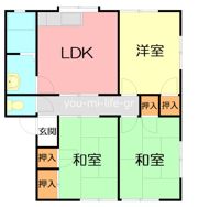 ブルーハイツシロタの間取り画像
