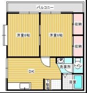 コーポ萩が丘の間取り画像