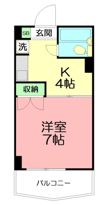 厚木メゾンドパンセの間取り画像