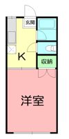 コーポコジマB棟の間取り画像