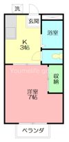 ハイツ萩原の間取り画像