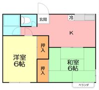 アーネス桔梗の間取り画像