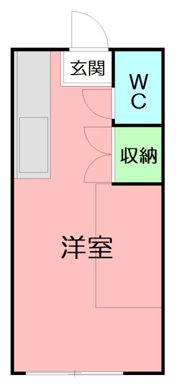 新富士見荘の間取り画像