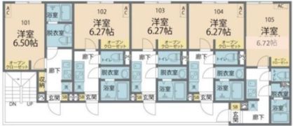 カインドネス厚木旭町Northの間取り画像