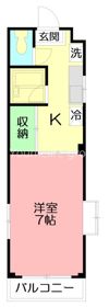 ハイツサンライズの間取り画像