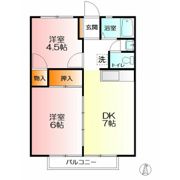 スカイタウン向原の間取り画像