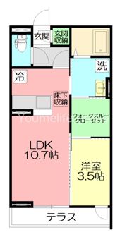 ルミエール本厚木の間取り画像