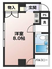 セゾン立野の間取り画像
