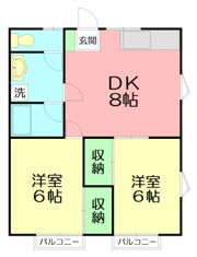 一の崎ハウスの間取り画像
