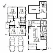 藤沢市城南5丁目戸建の間取り画像