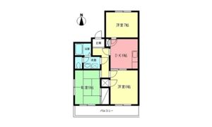 サニーヒル石名坂の間取り画像