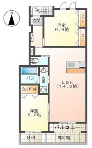 Escale （エスカル）の間取り画像
