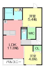 ロカイユ・東栖の間取り画像
