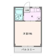 コーポ愛名Bの間取り画像