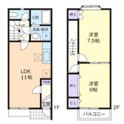 DUPLEX BLOOM Aの間取り画像