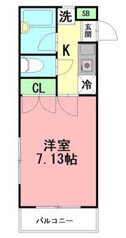 カサレリア湘南の間取り画像