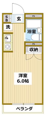 秦野パークアベニュー B棟の間取り画像
