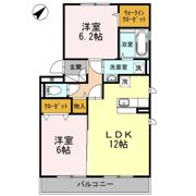 ヴァーシュ コケットの間取り画像