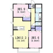 幸稜フラットIIの間取り画像