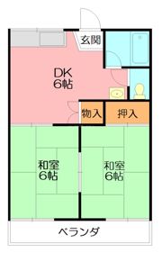 さかわ野ハイツの間取り画像