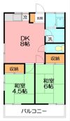 高田ハイツの間取り画像