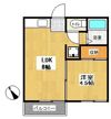 弥生コーポの間取り画像