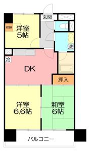 ピア八千代町の間取り画像