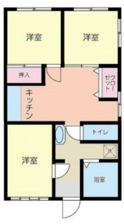 ハイツ飯山の間取り画像